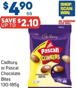 Foodland Cadbury or Pascal Chocolate Bites offer