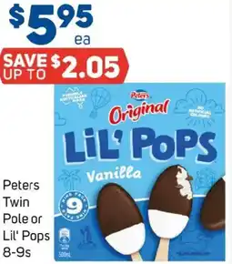 Foodland Peters Twin Pole or Lil' Pops offer