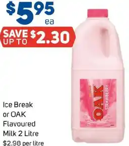 Foodland Ice Break or OAK Flavoured Milk offer