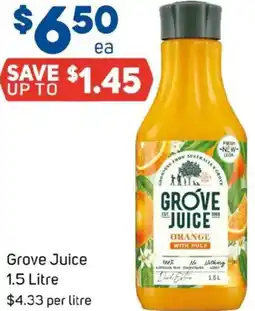 Foodland Grove Juice offer