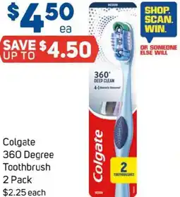 Foodland Colgate 360 Degree Toothbrush offer