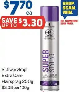 Foodland Schwarzkopf Extra Care Hairspray offer