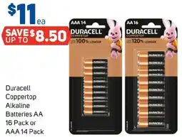 Foodland Duracell Coppertop Alkaline Batteries AA offer