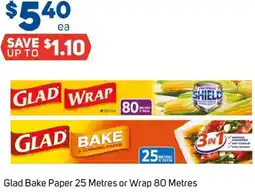 Foodland Glad Bake Paper or Wrap offer