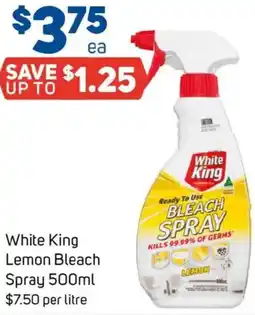 Foodland White King Lemon Bleach Spray offer