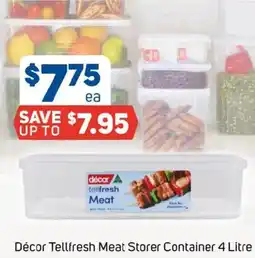 Foodland Décor Tellfresh Meat Storer Container offer