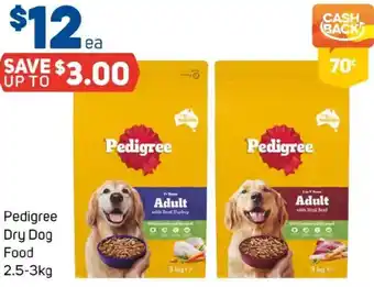 Foodland Pedigree Dry Dog Food offer
