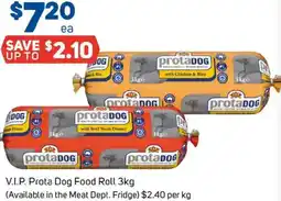 Foodland V.I.P. Prota Dog Food Roll offer