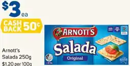 Foodland Arnott's Salada offer
