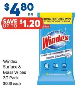 Foodland Windex Surface & Glass Wipes offer