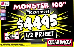 JB Hi-Fi 100" 4k qned evo al smart mini led tv offer