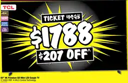 JB Hi-Fi 65" 4K Premium QD-Mini LED Google TV offer