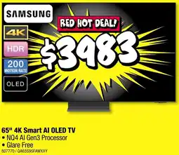 JB Hi-Fi 65" 4K Smart AI OLED TV offer
