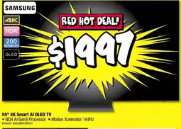 JB Hi-Fi 55" 4K Smart AI OLED TV offer