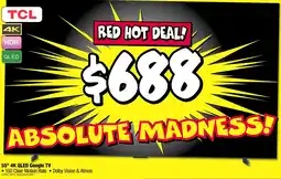 JB Hi-Fi 55" 4K QLED Google TV offer