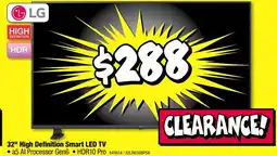 JB Hi-Fi 32" High Definition Smart LED TV offer