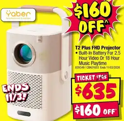 JB Hi-Fi T2 Plus FHD Projector offer
