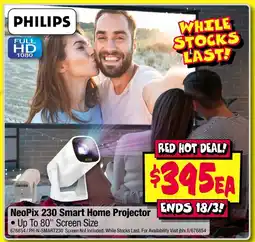 JB Hi-Fi NeoPix 230 Smart Home Projector offer