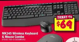 JB Hi-Fi MK345 Wireless Keyboard offer