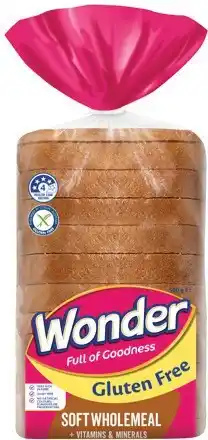 IGA Wonder Gluten Free Bread 470‑500g Selected Varieties offer