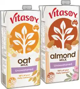 IGA Vitasoy Almond, Oat or Soy Milky Milk 1 Litre Selected Varieties offer