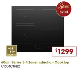 Designer Appliances Series 5 4 Zone Induction Cooktop offer