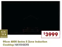 Designer Appliances AEG 6000 Series 5 Zone Induction Cooktop offer