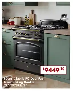 Designer Appliances 'Classic FX' Dual Fuel Freestanding Cooker offer