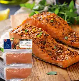 IGA Global Seafoods Salmon Skin on Portions Twin Pack offer