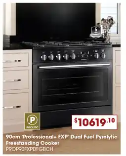 Designer Appliances 'Professional+ FXP' Dual Fuel Pyrolytic Freestanding Cooker offer