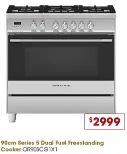 Designer Appliances Series 5 Dual Fuel Freestanding Cooker offer