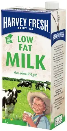 IGA Harvey Fresh Skim, Lite or Full Cream Milk 1 Litre offer