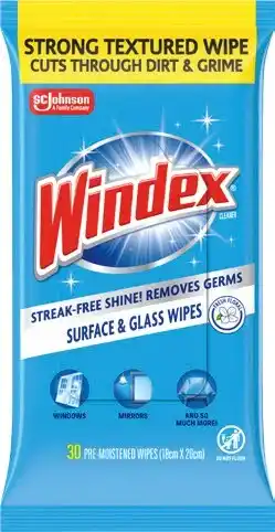IGA Windex Surface & Glass Wipes offer