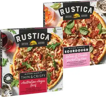IGA Rustica by McCain Stone Baked Pizza Selected Varieties offer