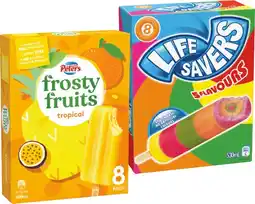 IGA Life Savers Ice Block 8 Pack or Peters Frosty Fruits 6-8 Pack offer