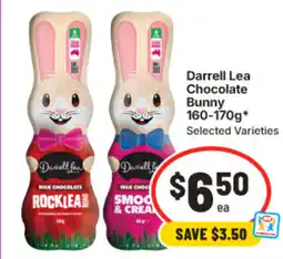 IGA Darrell Lea Chocolate Bunny offer