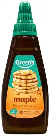 IGA Green’s Maple Flavoured Syrup offer