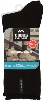 IGA Bonds Explorer Mens Original Crew Socks offer