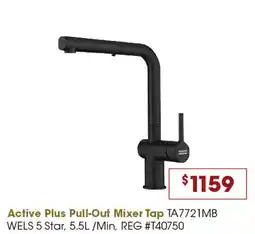 Designer Appliances Active Plus Pull Out Mixer Tap offer