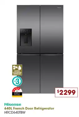 Designer Appliances 640L French Door Refrigerator offer