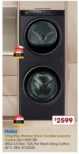 Designer Appliances Washer Dryer Combo Laundry Centre offer