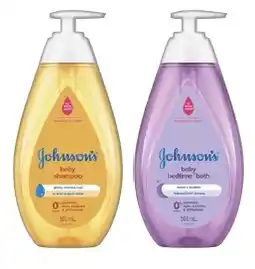IGA Johnsons Baby Bedtime Bath Shampoo or Baby Oil Aloe Vera & Vitamin E offer