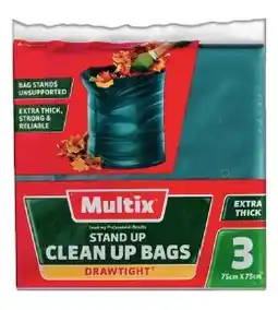 IGA Multix Drawtight Stand Up Clean Up Bags offer