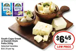 IGA South Cape Greek or Danish Style Fetta offer