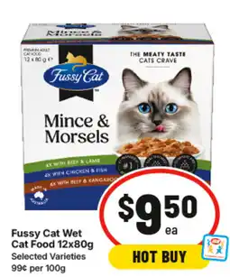 IGA Fussy Cat Wet Cat Food offer
