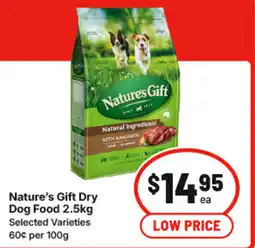IGA Natures Gift Dry Dog Food offer