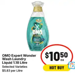 IGA Omo expert wonder wash laundry liquid offer