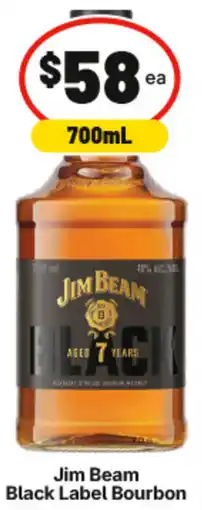 IGA Jim Beam Black Label Bourbon offer