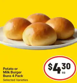 IGA Potato or Milk Burger Buns offer