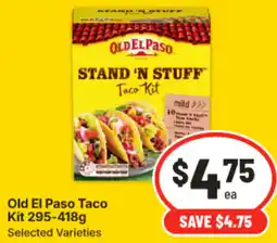 IGA Old el paso taco kit offer